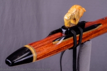 Grenadillo  Native American Flute, Minor, Mid G-4, #K20E (0)